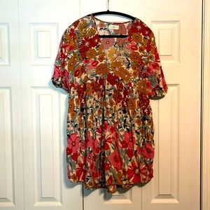 NATURAL LIFE MINI DRESS